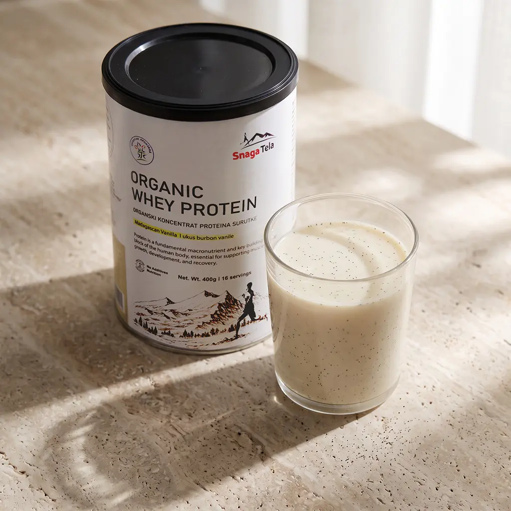 Organic whey protein - Madagascan Vanilla